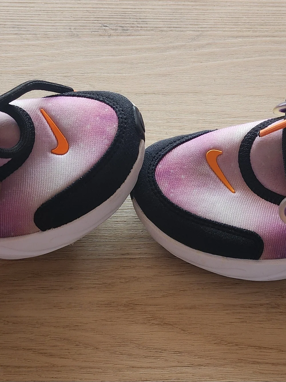 Nike Kids Galaxy Tie-Dye Sneakers - Purple/Orange/Black